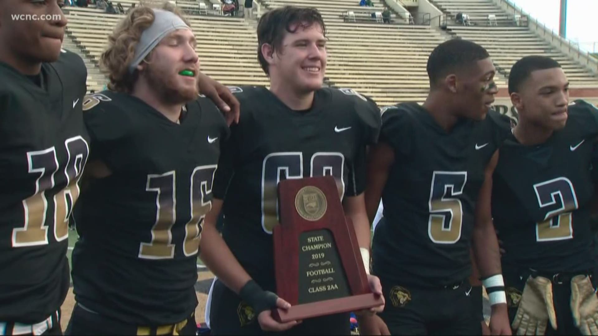 Five area high schools competed for a football state championship on Saturday.