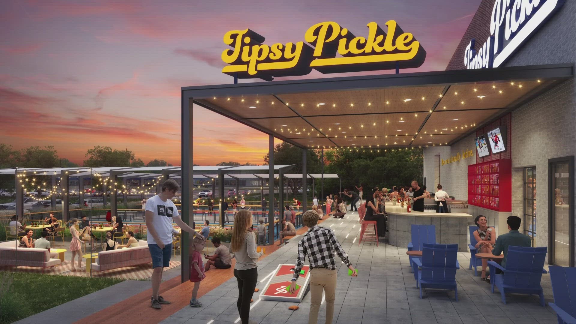 The Tipsy Pickle is set to open in Charlotte's Camp North End in Summer 2024.