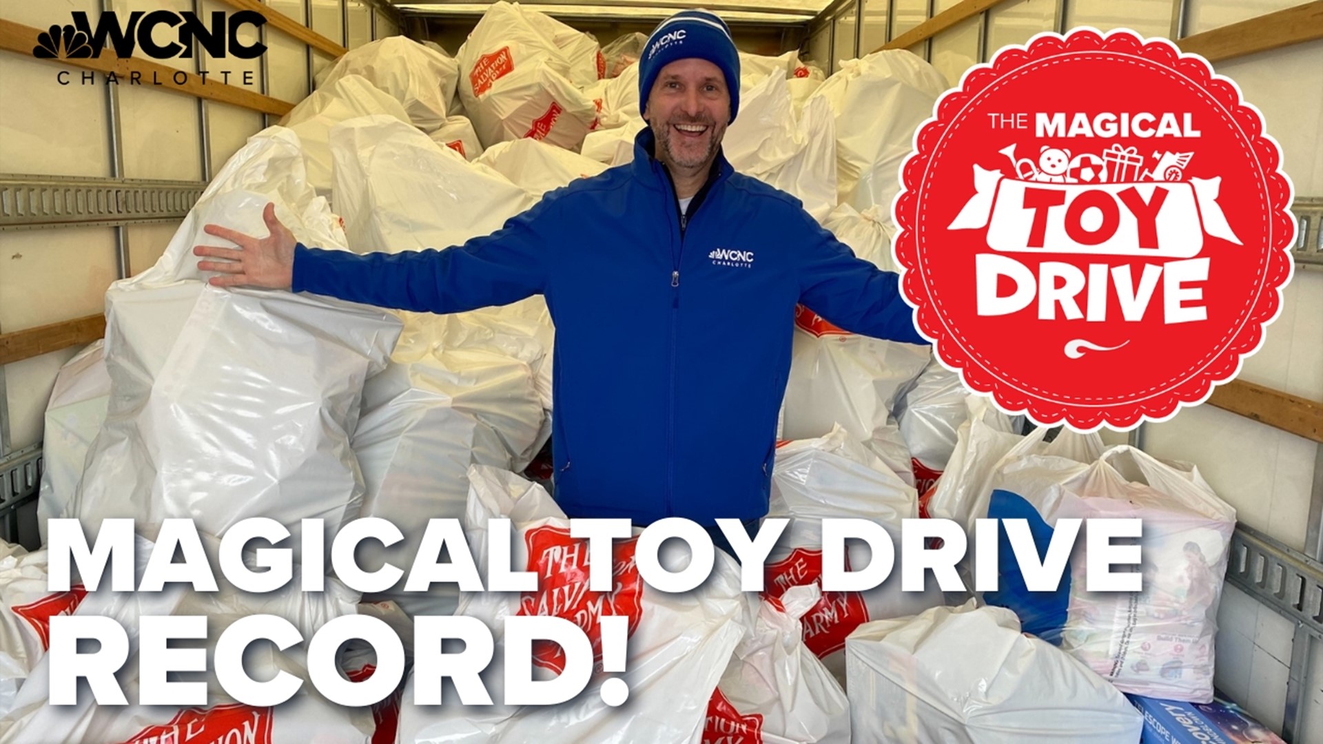 Nearly 3,000 toys were donated on Saturday alone!