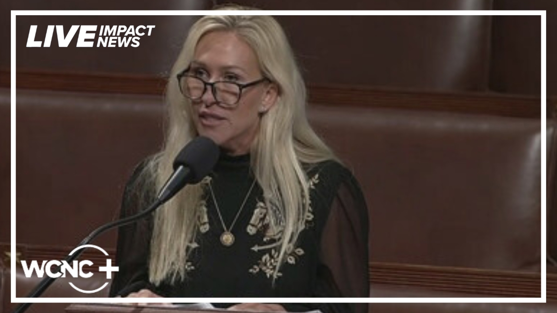 Rep. Greene on Thursday proposed foreign aid changes.
