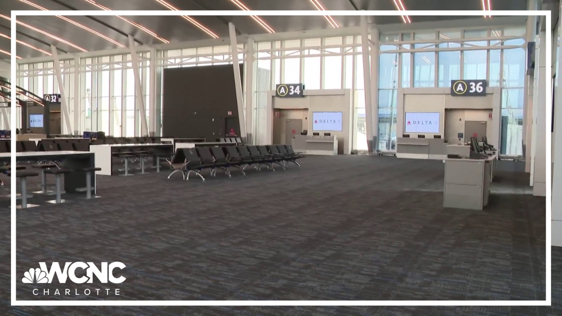 Concourse A at Charlotte Douglas International Airport is expected to open with a brand new look.