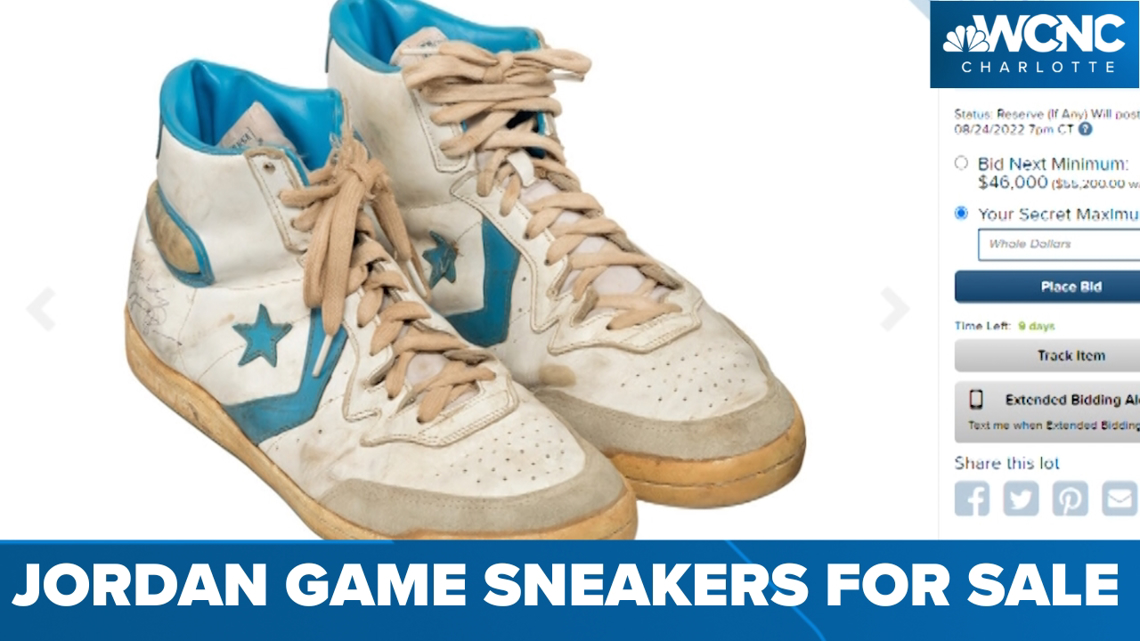Jordan game worn sneakers on sale
