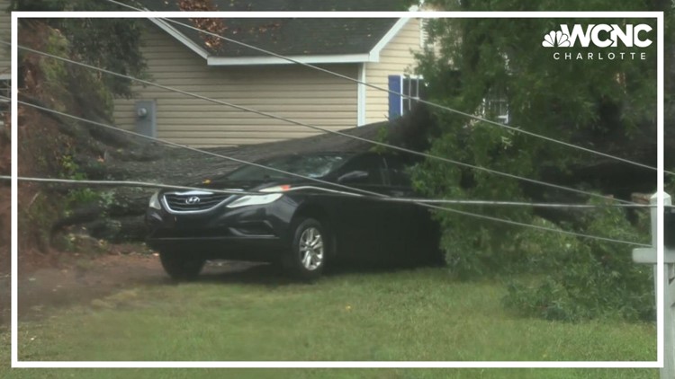 Downed trees, outages remain a major concern for the Carolinas