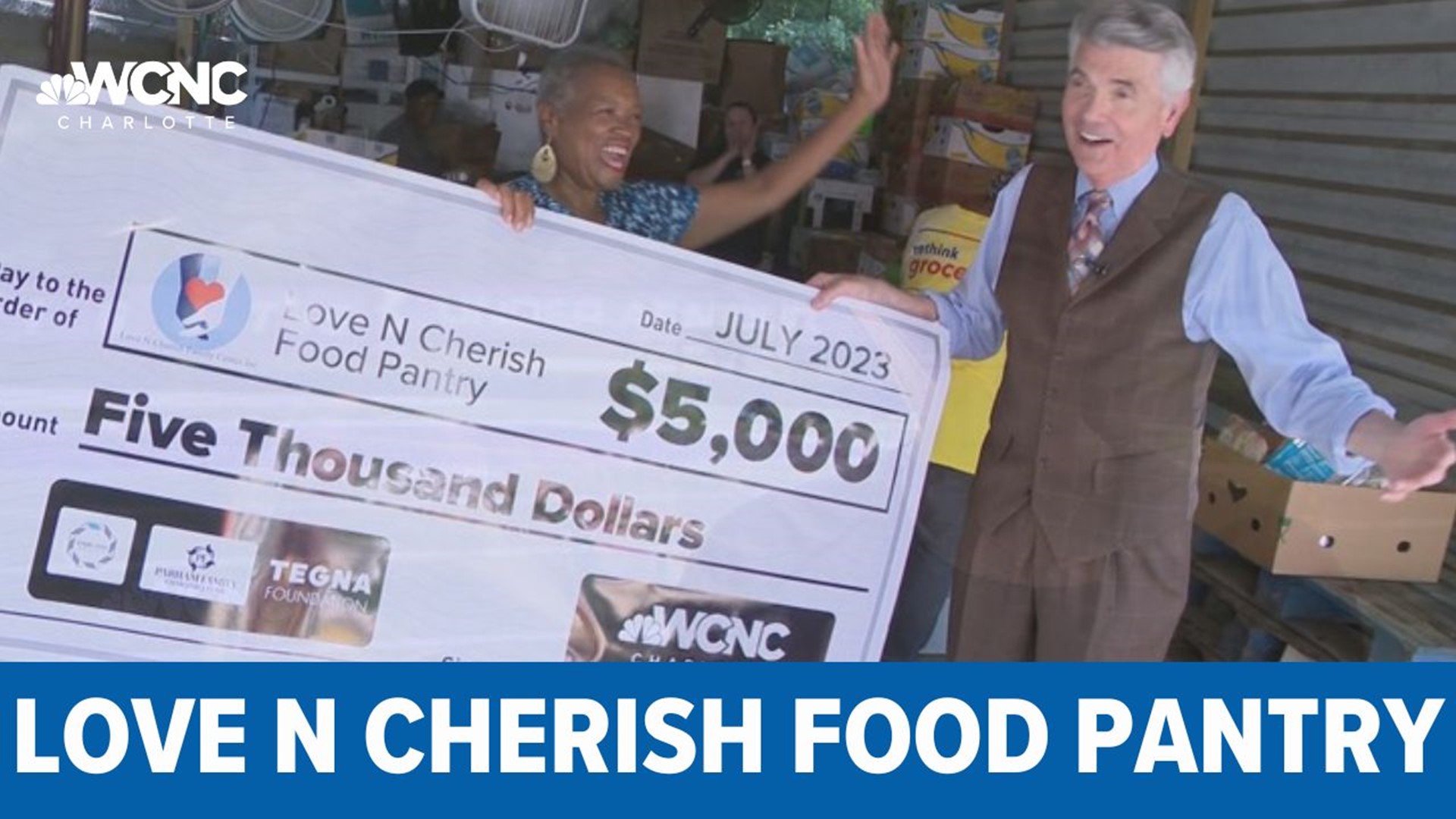 This month we are working with the Love N Cherish food pantry in York County, South Carolina