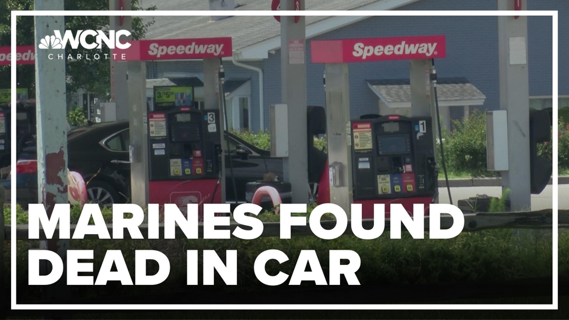 Three men who were found dead over the weekend at a North Carolina gas station have been identified as Marine lance corporals stationed at nearby Camp Lejeune.