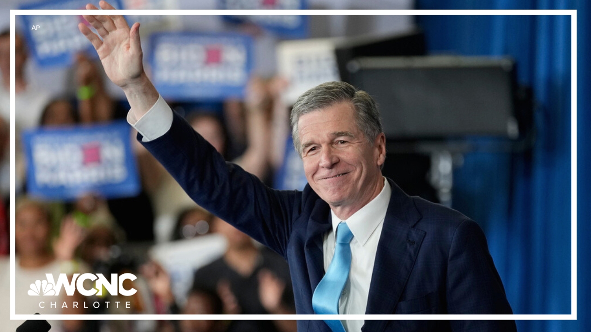 North Carolina Gov. Cooper is reportedly among four moderate Democrats being floated as a potential running mate for Kamala Harris.