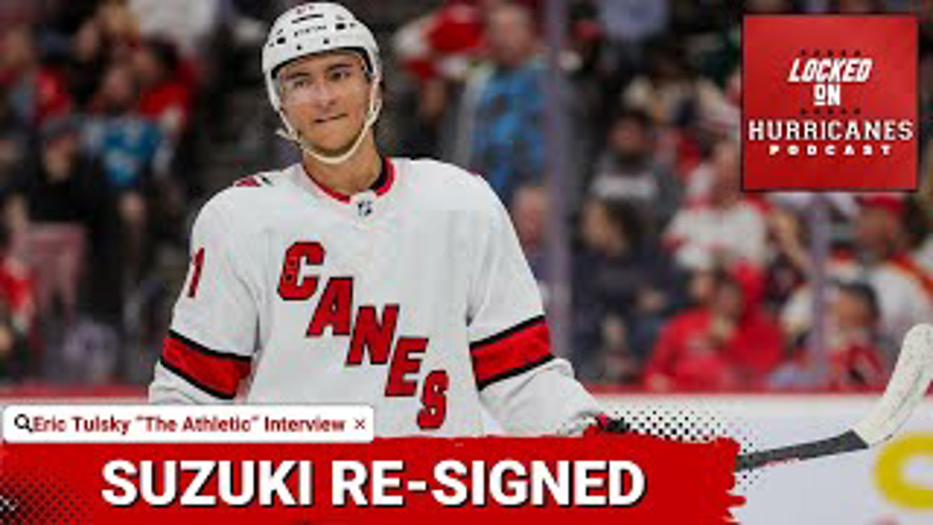 The Canes re-signed Ryan Suzuki to a one-year, two-way deal. That and more on Locked On Hurricanes.