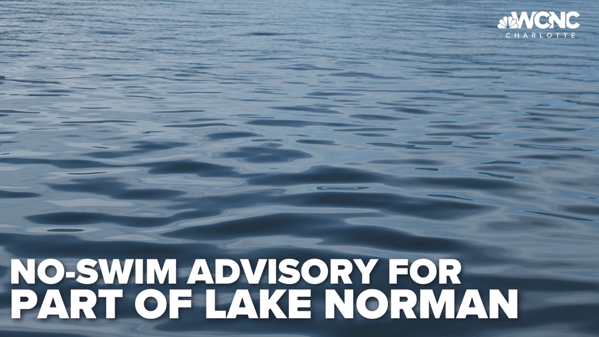 No swimming at Lake Norman due to sewage spill 