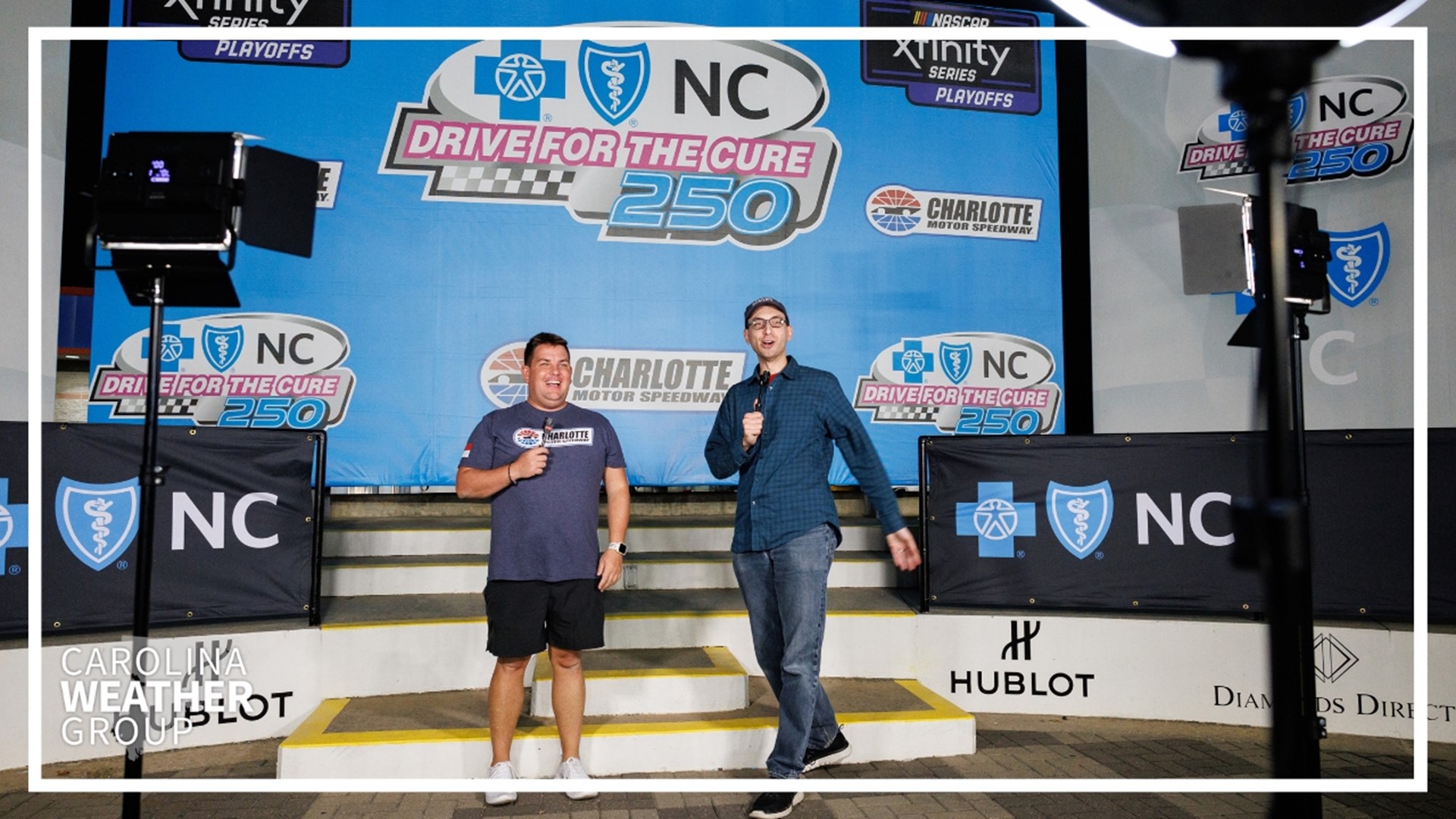 Get ready for the race weekend in Charlotte as the Carolina Weather Group's James Brierron and Scotty Powell take you to victory lane.