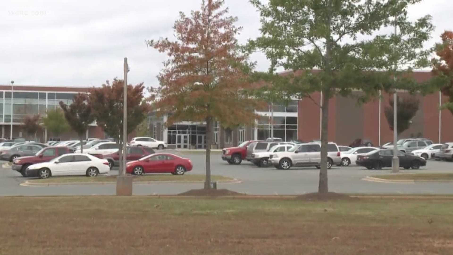 Rocky River High School in Mint Hill was placed on a modified lockdown Thursday morning, school officials said.