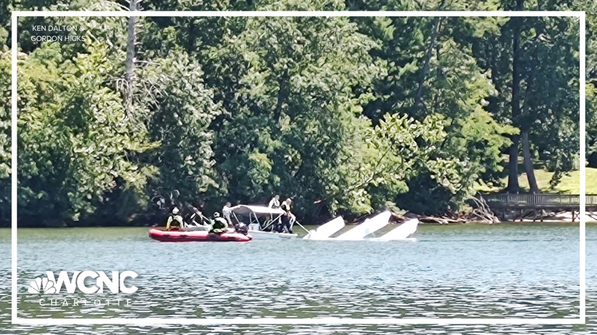 The pilot and passenger were killed when a plane crashed into Lake Hickory Sunday. The cause of the crash hasn't been determined.