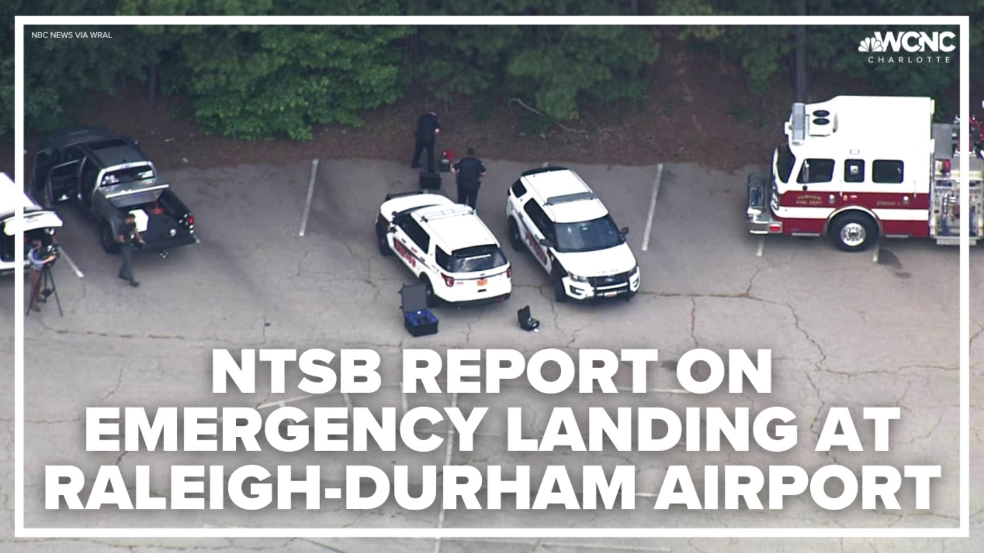 The NTSB report said Charles Hew Crooks was "visibly upset" as they planned their approach to RDU with air traffic control.