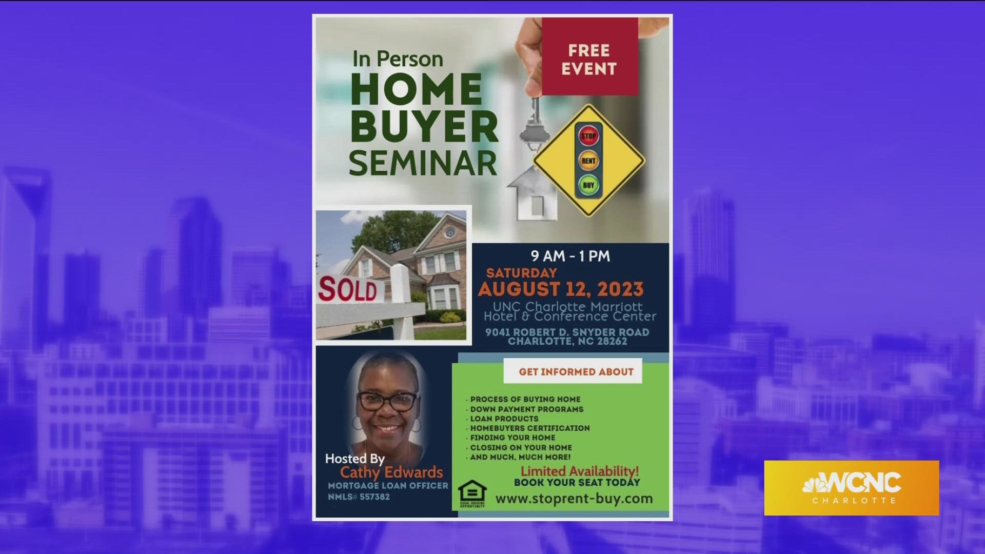 STOP RENT BUY home buyers seminar, sponsored by Monarch Mortgage