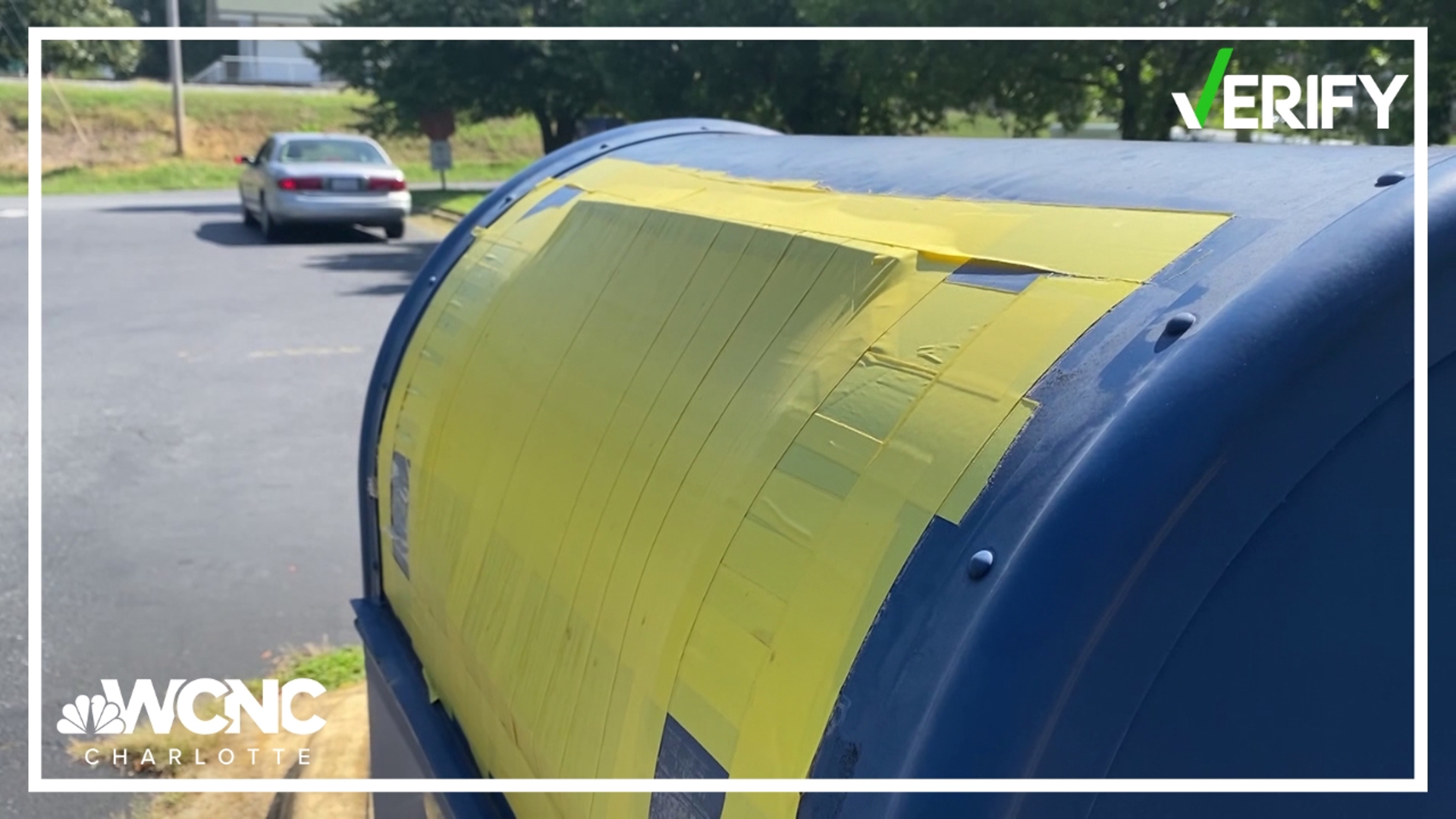 If you've been to Matthews recently, you may have noticed some USPS mailboxes covered in tape. One viewer reached out to the VERIFY team to ask what it means.