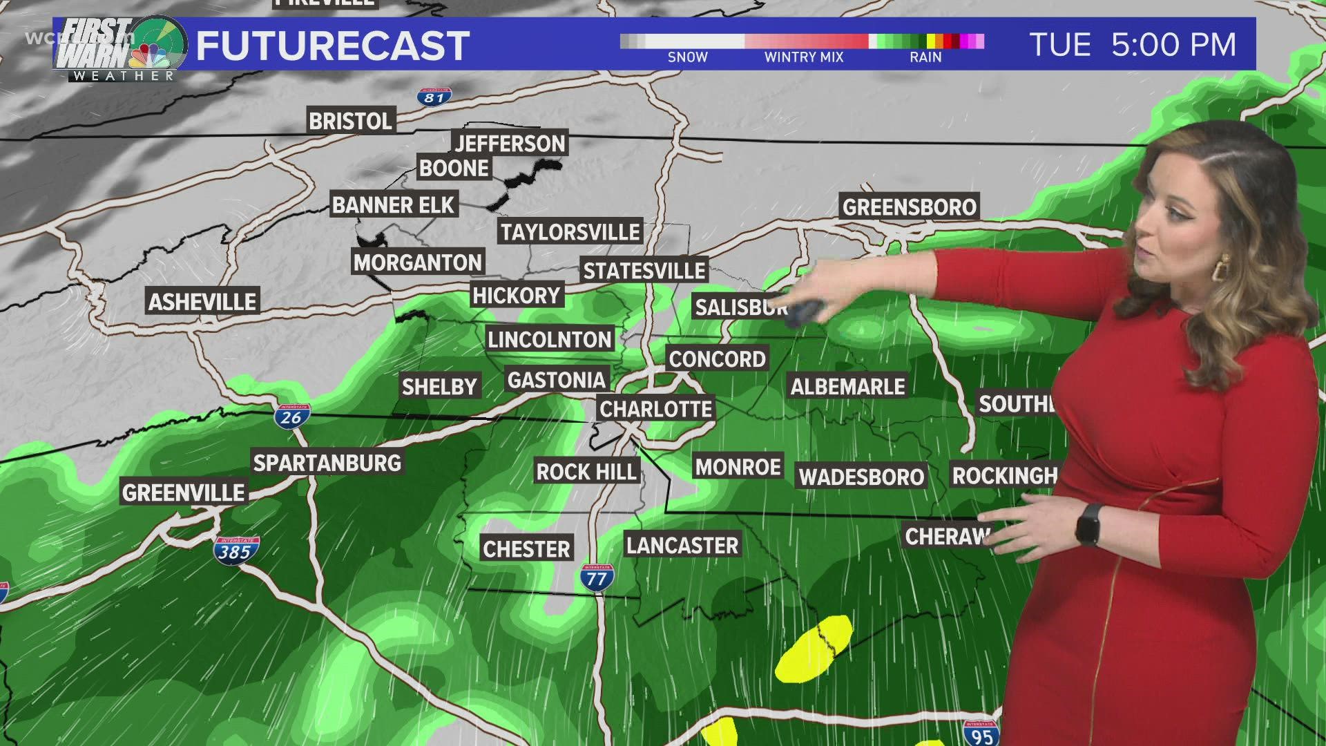 Rain returns to the Queen City Tuesday, how much we could see this week ...