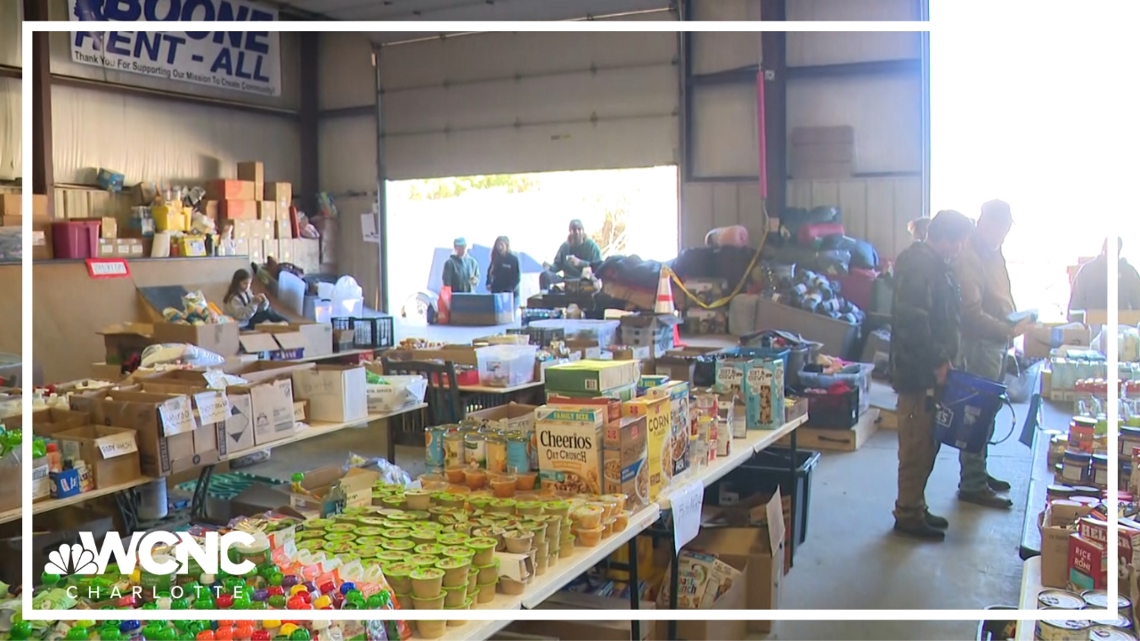 Community businesses providing help to those impacted by Helene