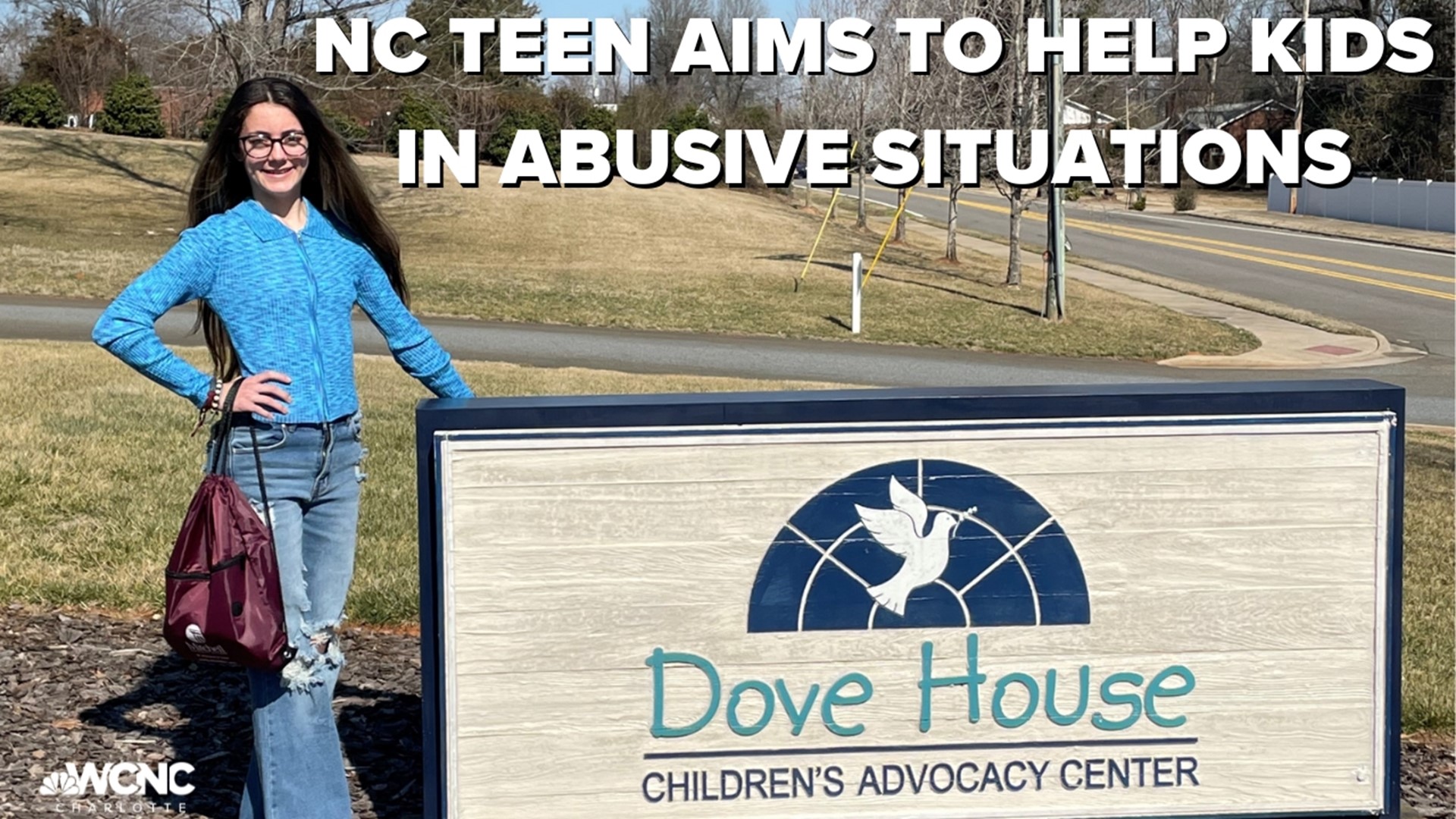 NC teen aims to help kids in abusive situations