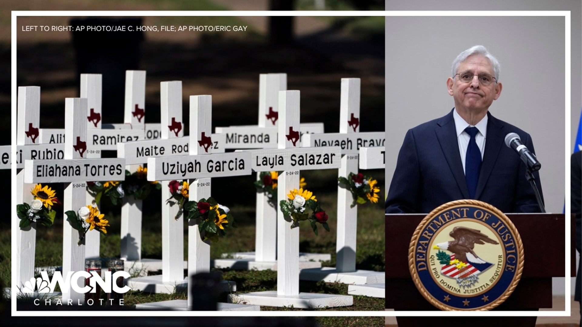 Attorney General Merrick Garland said law enforcement made significant failures during the mass shooting at Robb Elementary in Uvalde, Texas.