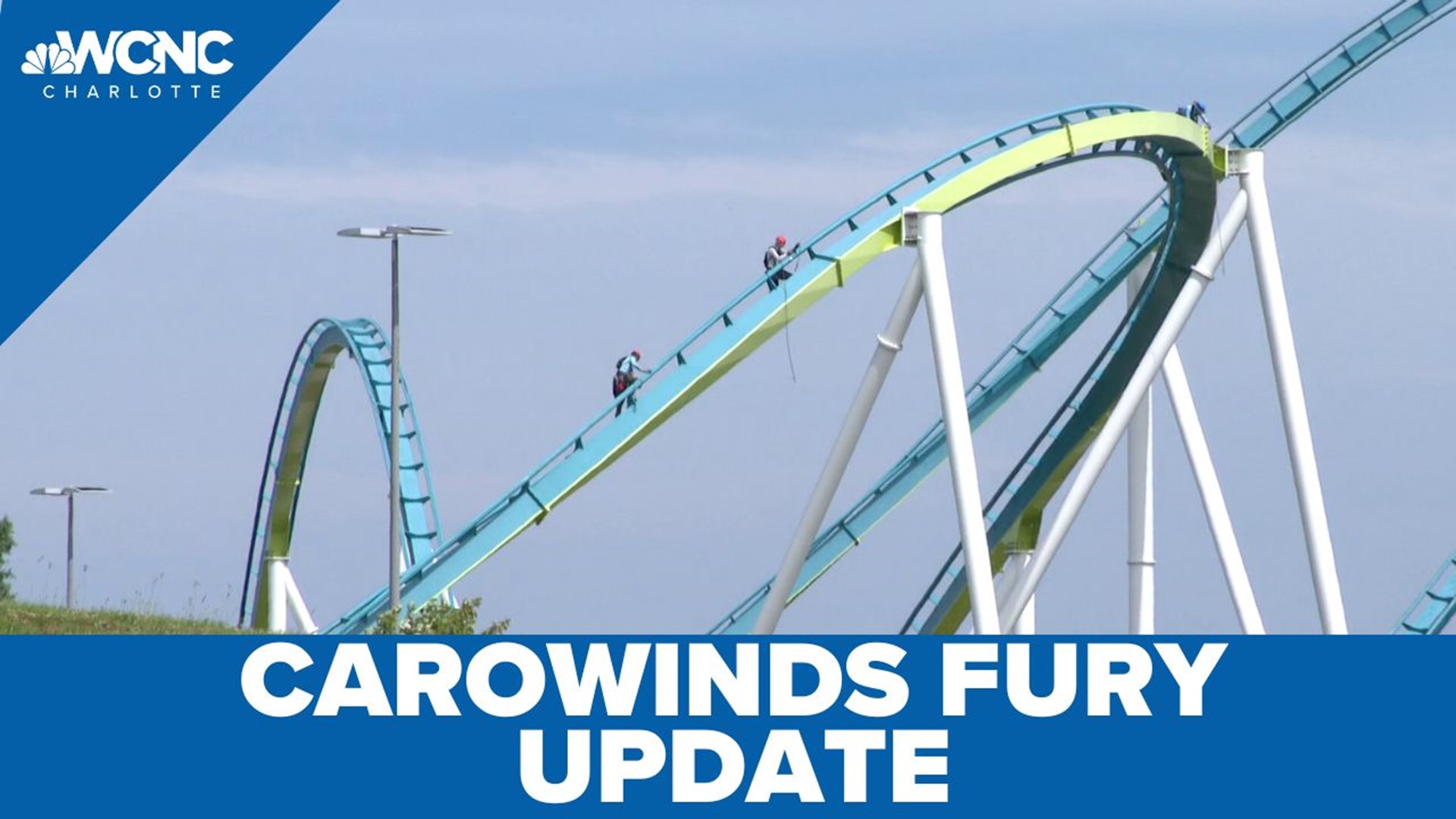 The crack in the "Fury 325" was discovered by a visitor, who spotted it just after his family got off the ride.