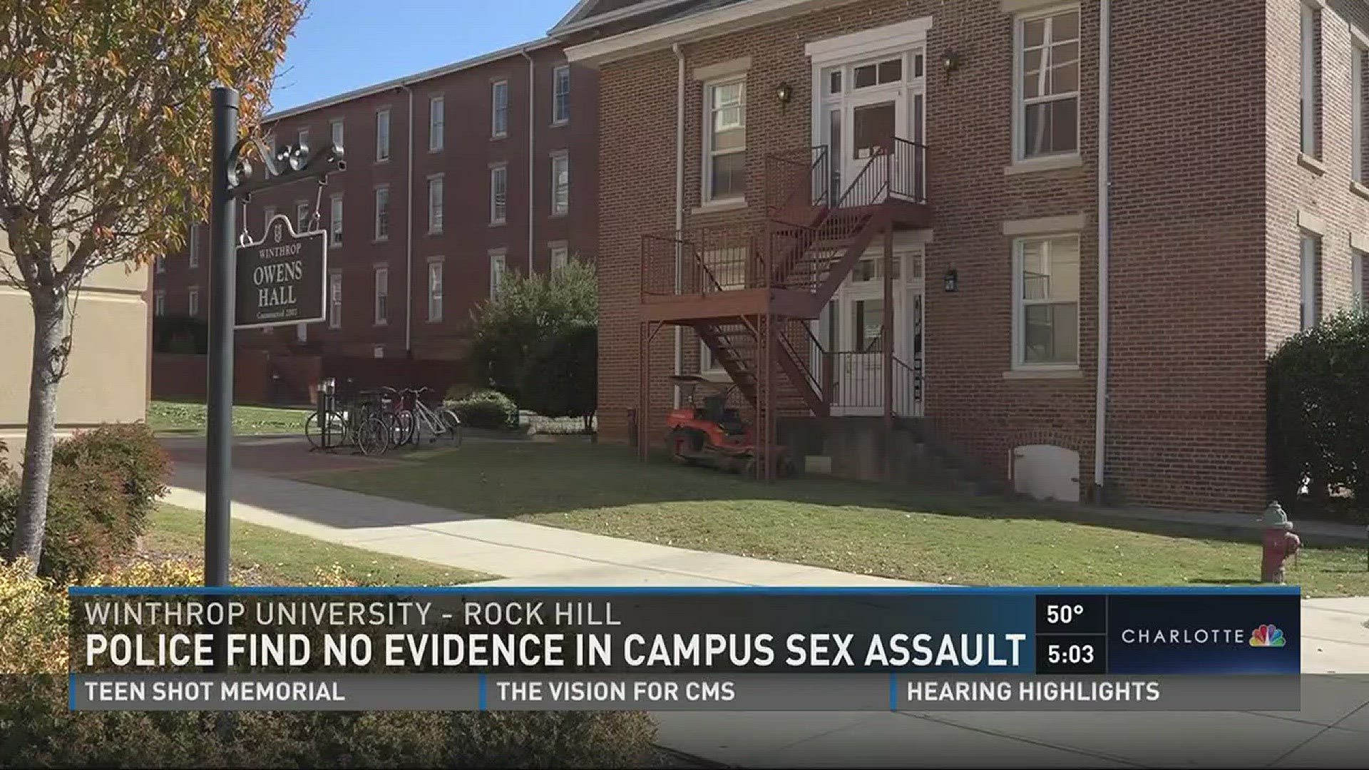 Police find no evidence in campus sex assault