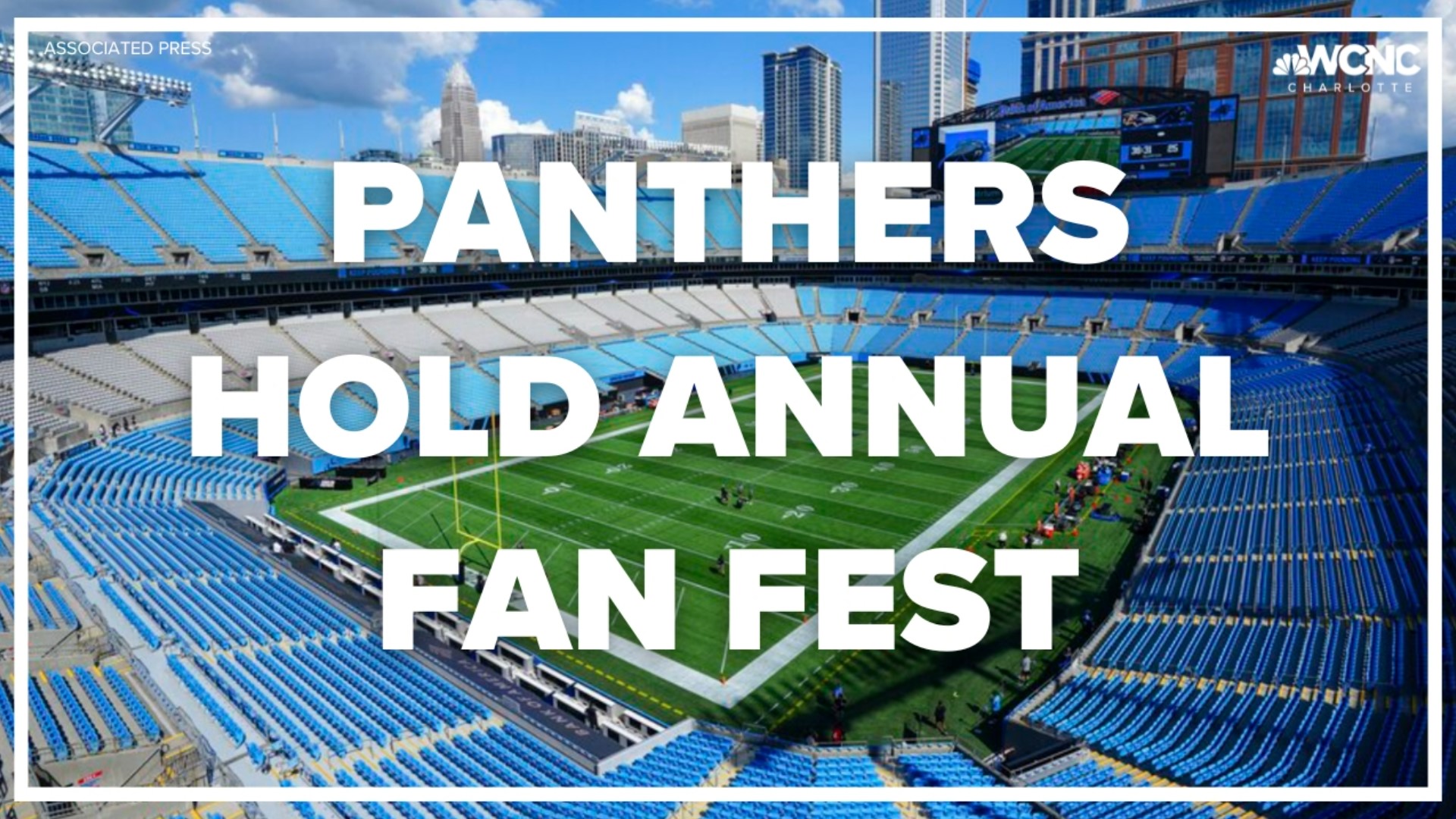 Carolina Panthers Fan Fest! #ashleystroehlein #wcnc #Fanfest