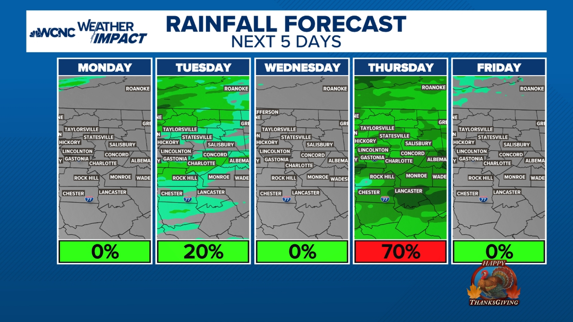 Rain Thursday