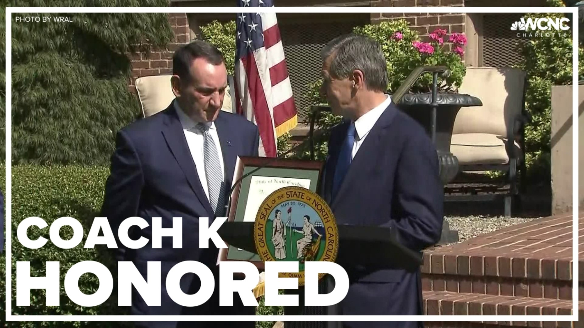 The Order of the Long Leaf Pine is presented to North Carolina's most outstanding citizens to honor their contributions to their communities.