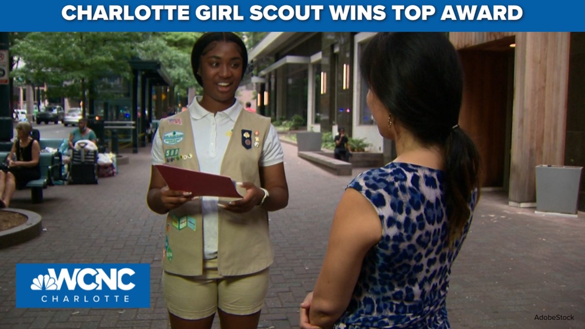 Charlotte Girl Scout wins top award