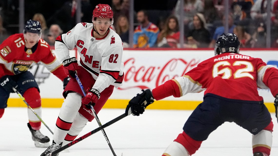 NHL: Carolina Hurricanes beat Florida Panthers 6-4 to win Metropolitan  Division