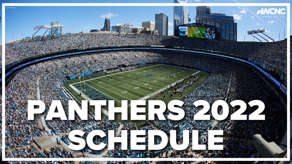 Carolina Panthers schedule released! #WakeUpCLT To Go 