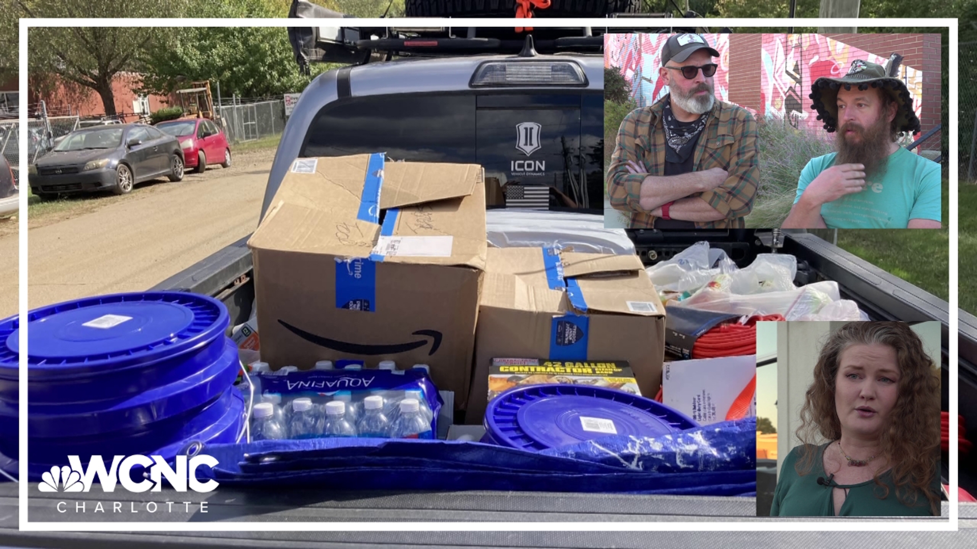 Many helping in western North Carolina are first-time volunteers and one of the biggest efforts started here in Charlotte.