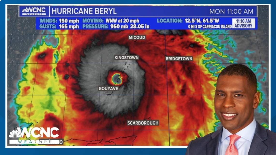 Hurricane Beryl intensifies | wcnc.com