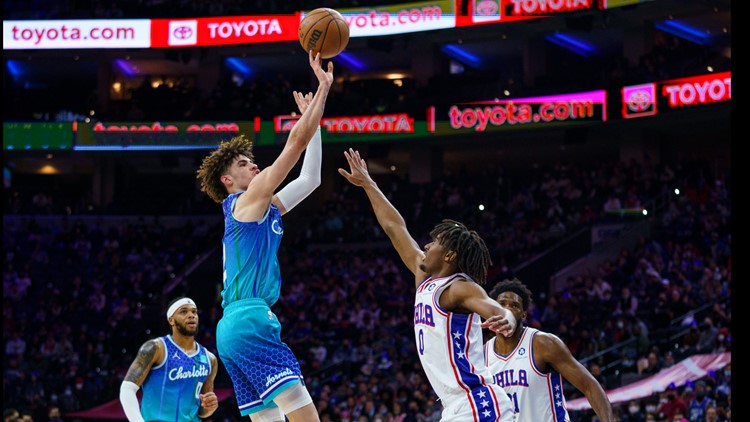 Hornets end 16-game losing streak to 76ers in 109-98 win