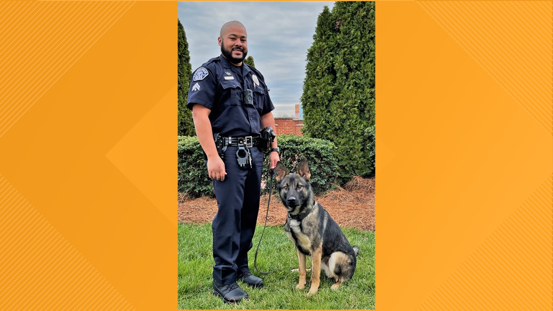 Kannapolis Police Department K9 officer