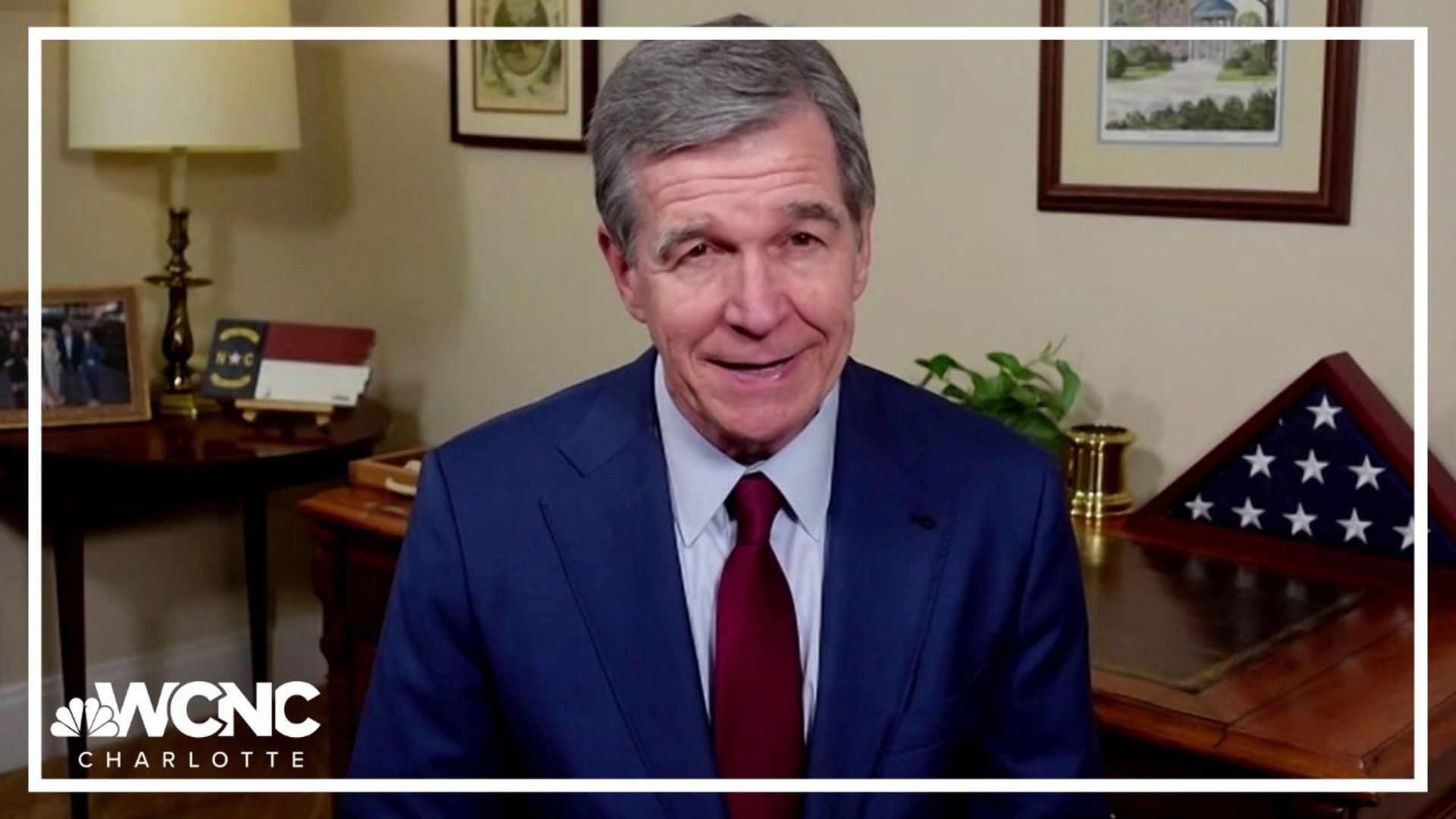 Roy Cooper joined WCNC Charlotte's Jane Monreal ahead of his final weeks in office to look back on his two terms as North Carolina's governor.