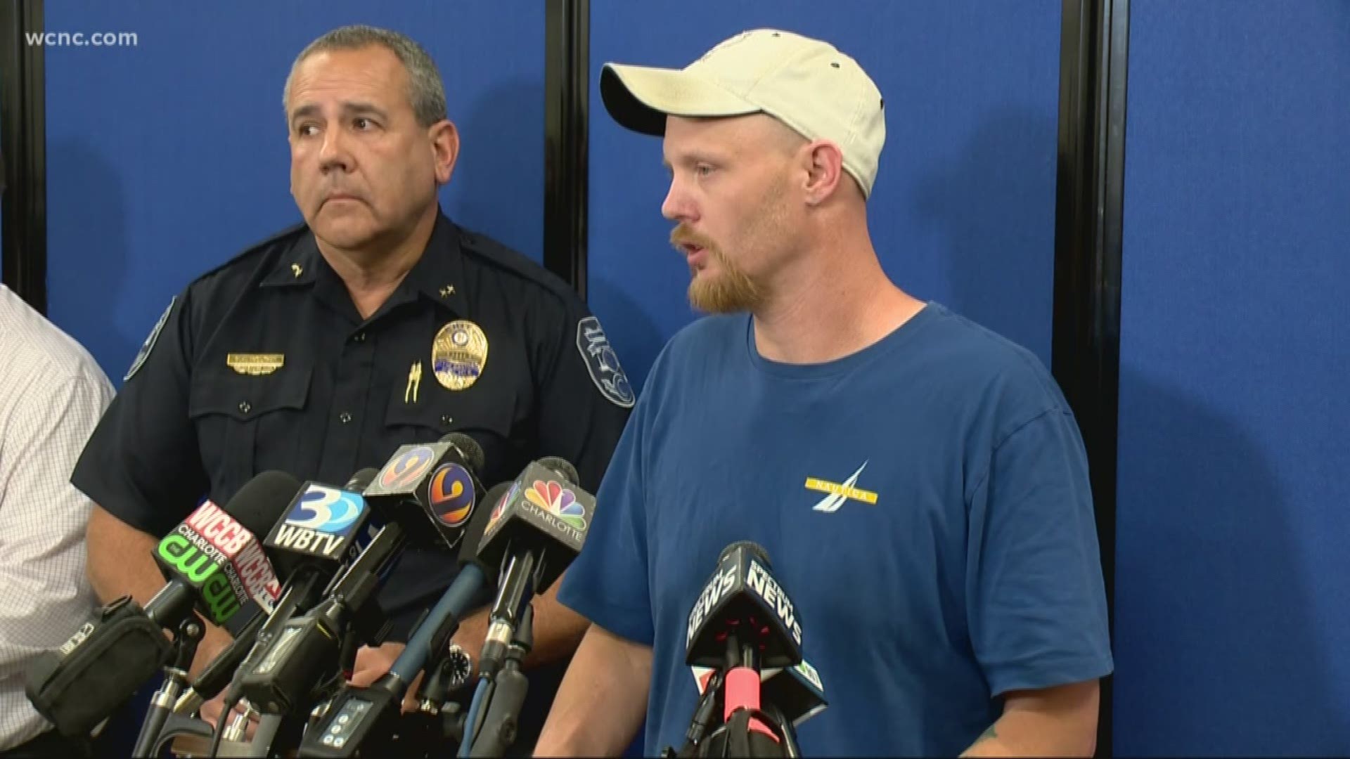 As the search for Maddox Ritch continues, the 6-year-old boy's father spoke at a news conference in Gastonia Wednesday.