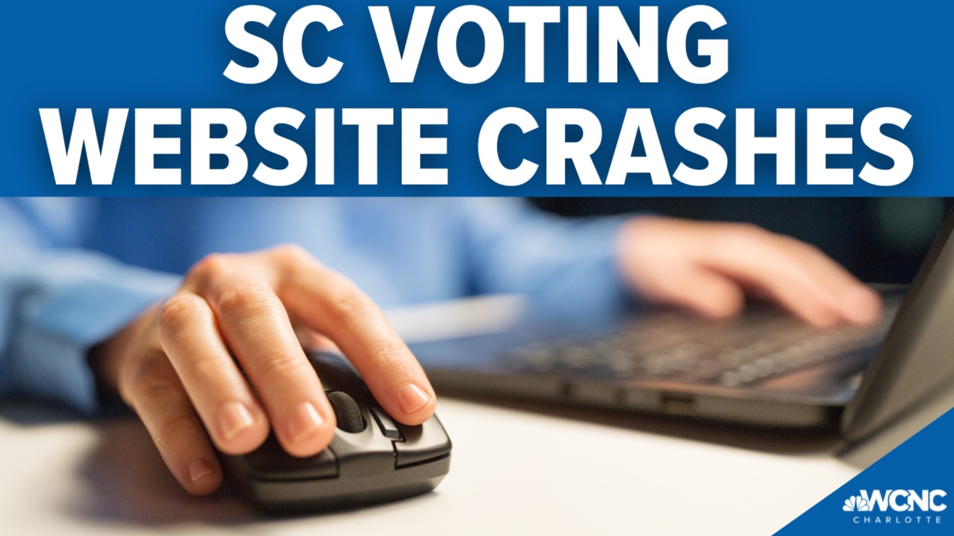 The South Carolina State Election Commission says the website, scvotes.gov, crashed due to so many people trying to access it.