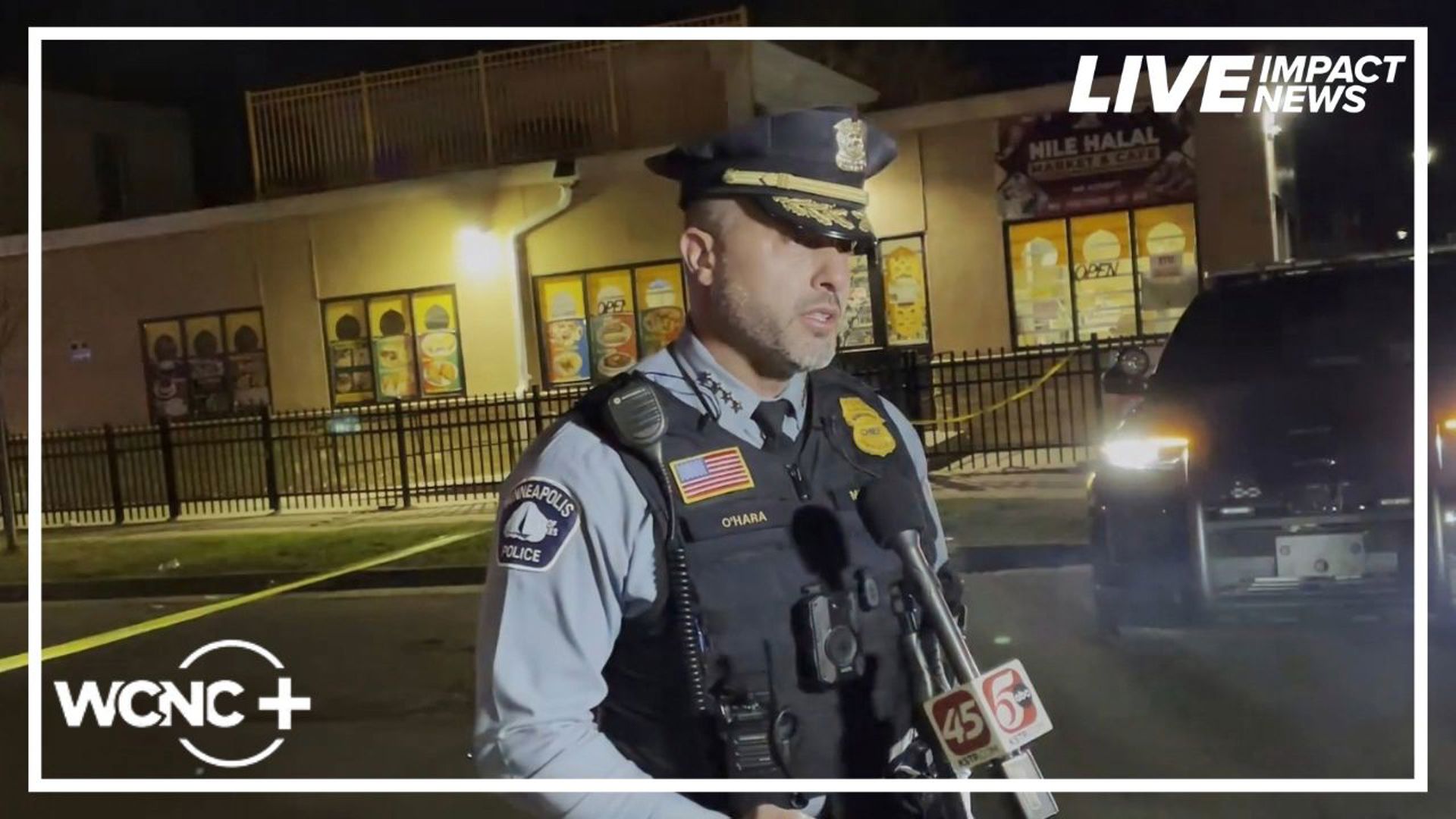 Minneapolis Police Chief Brian O'Hara said they're still working to determine if the shootings are connected, but said it was "a strong possibility."
