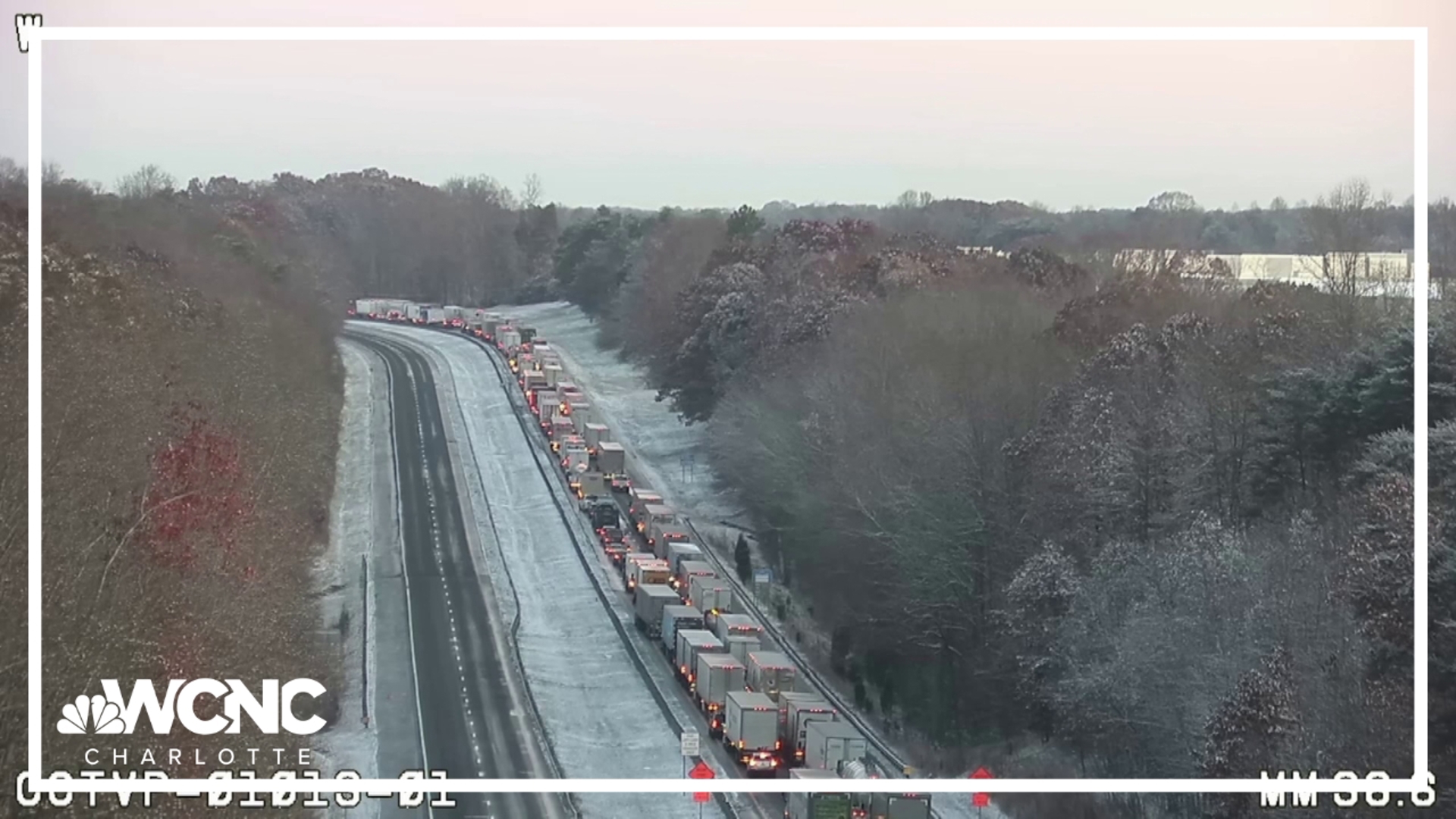 Multiple crashes caused significant delays along Interstate 77 in Iredell County Tuesday morning.