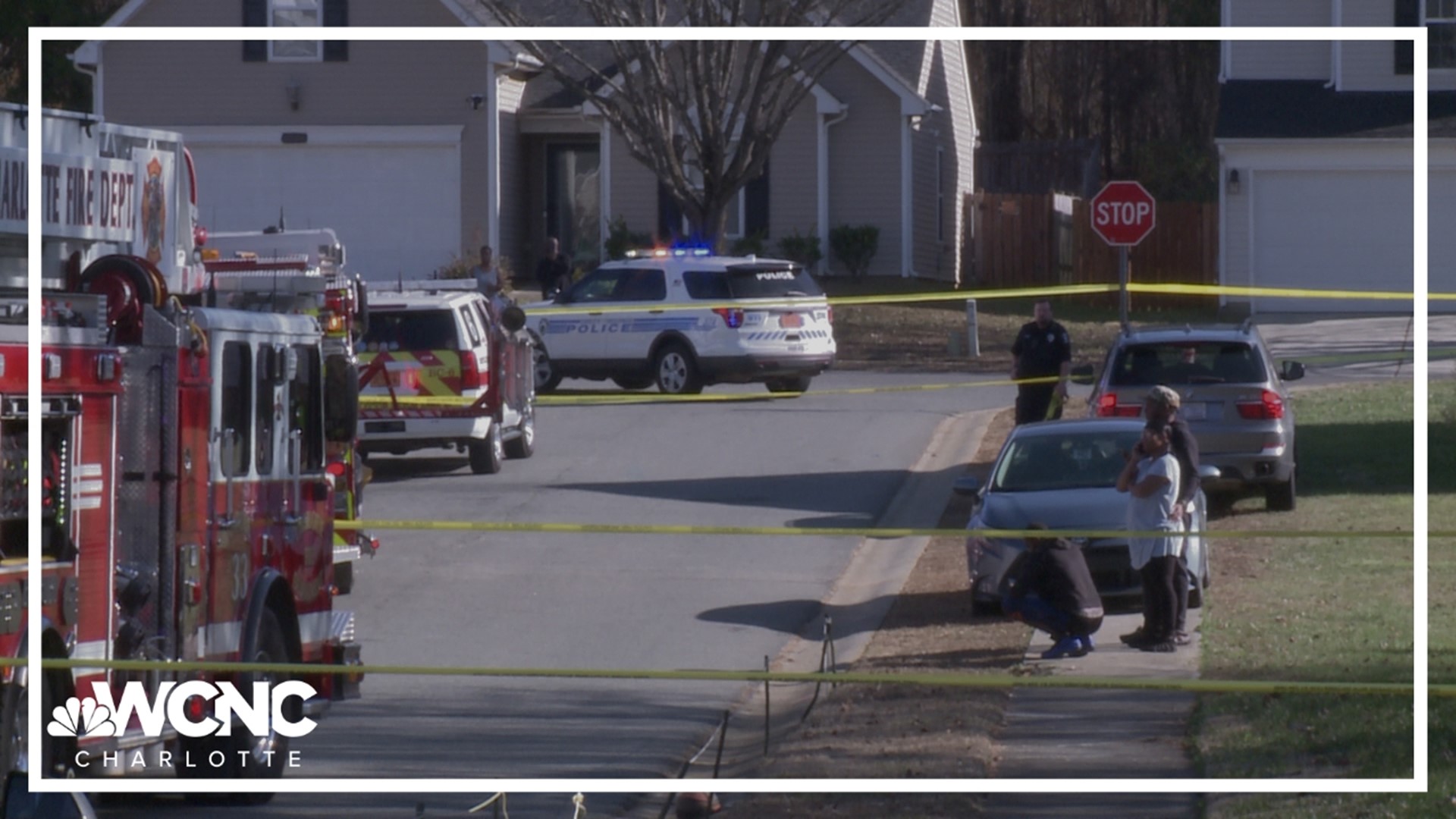 The shooting happened on Flagler Lane on Sunday around 11 a.m.