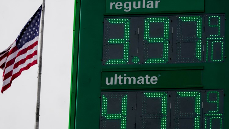 Gas prices below $4 for first time since surging to record highs in June