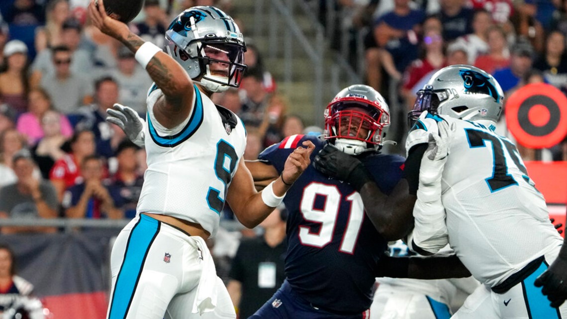 Panthers pounced in preseason Patriots game