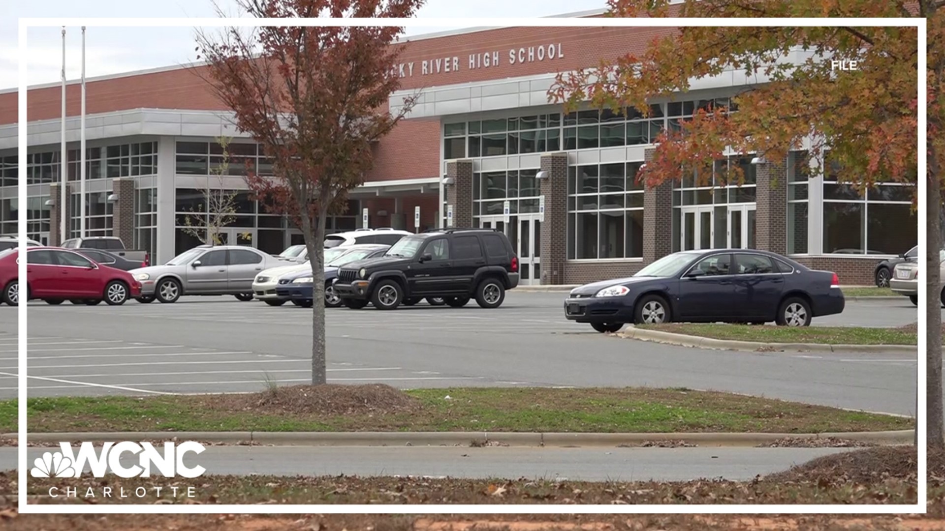 CMS confirms a student brought a gun to Rocky River High School today. It's the second time this month that's happened at the school.