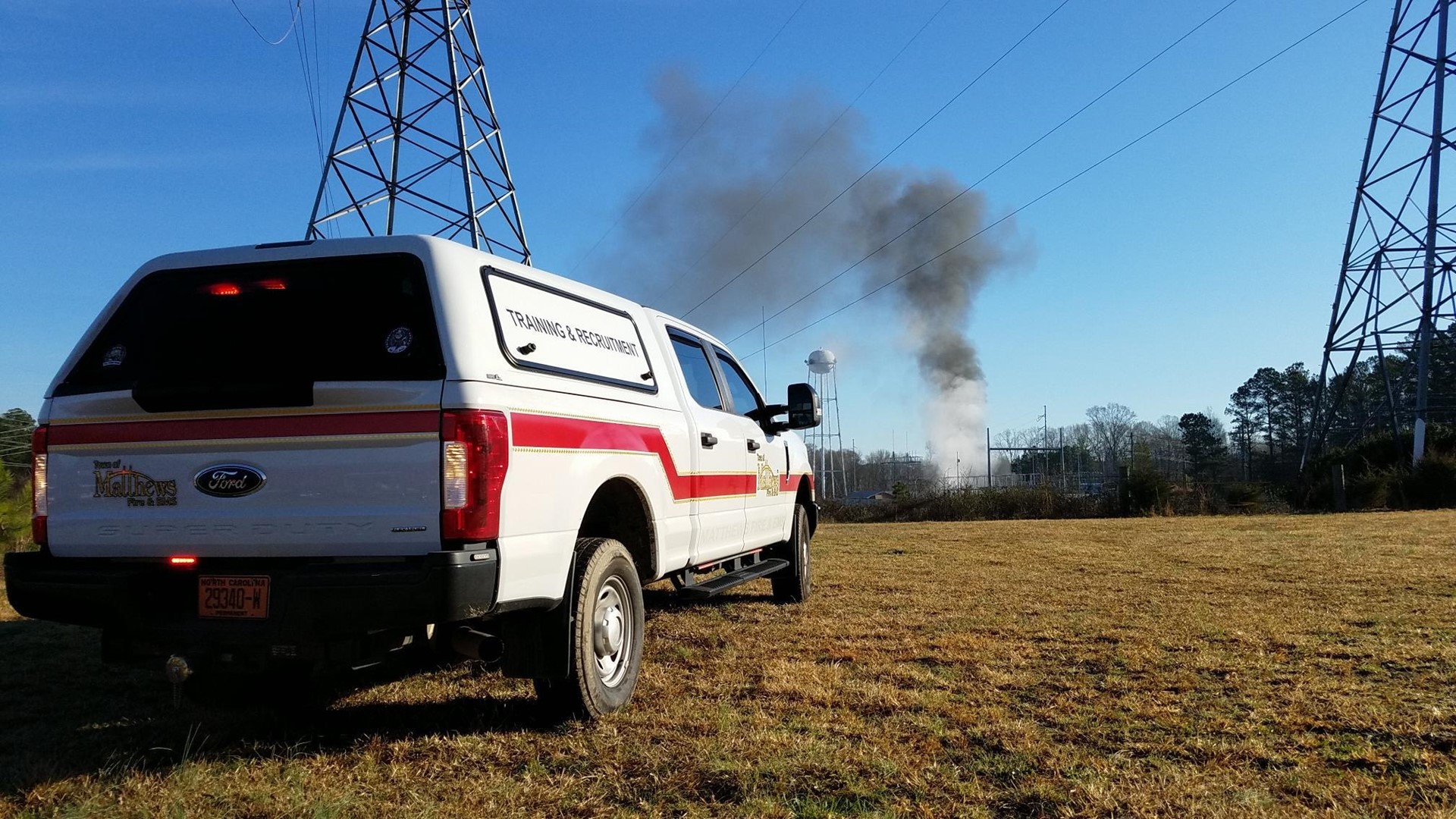 Large Fire At Duke Energy Power Station In Matthews | Wcnc.com