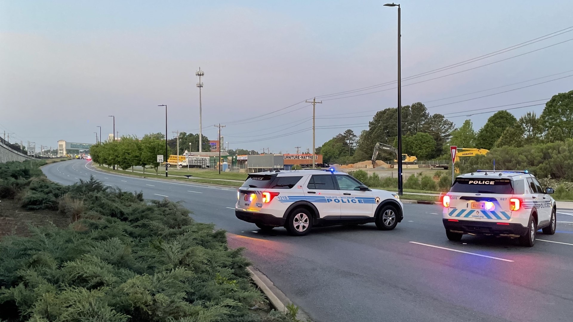 Tryon Deadly crash involving motorcycle shuts down North Tryon Street | wcnc.com