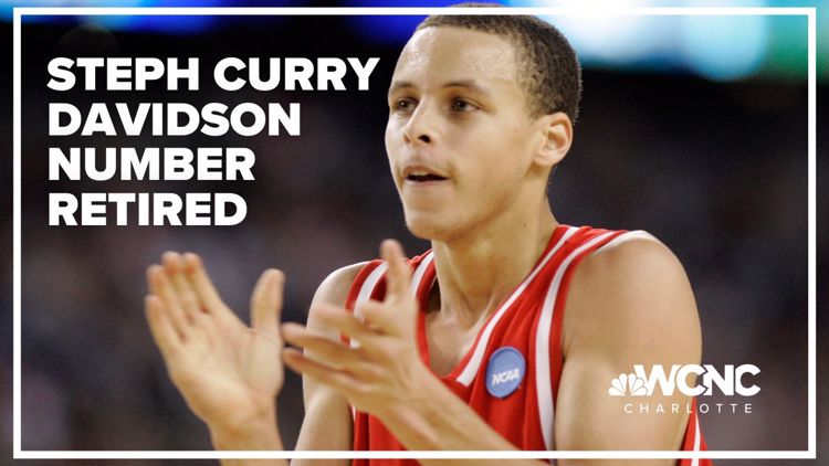 Davidson to retire Steph Curry's number, induct him into hall of fame