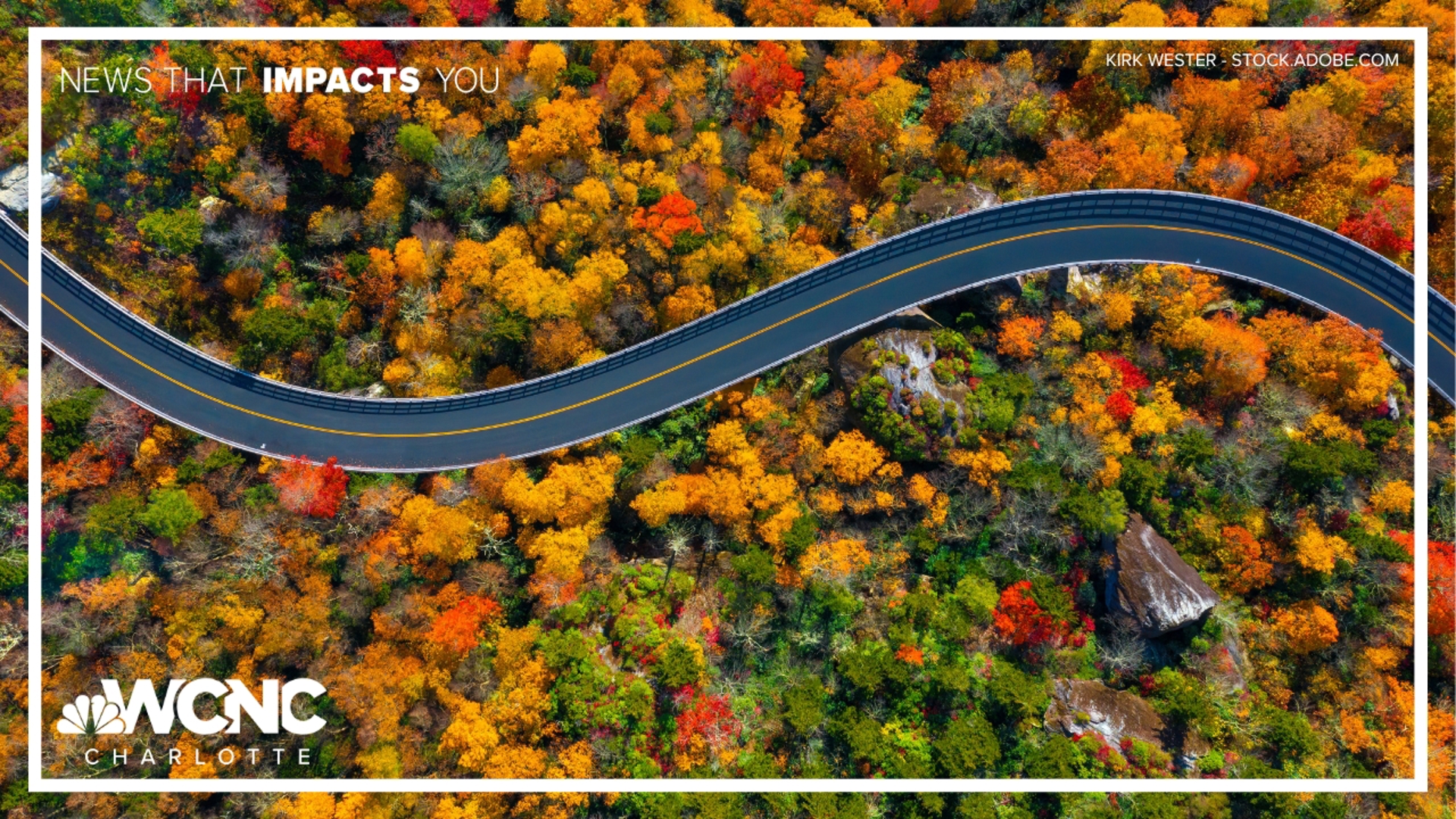 Stretching nearly 500 miles, the Blue Ridge Parkway is packed with mountain views, waterfalls and wildlife.