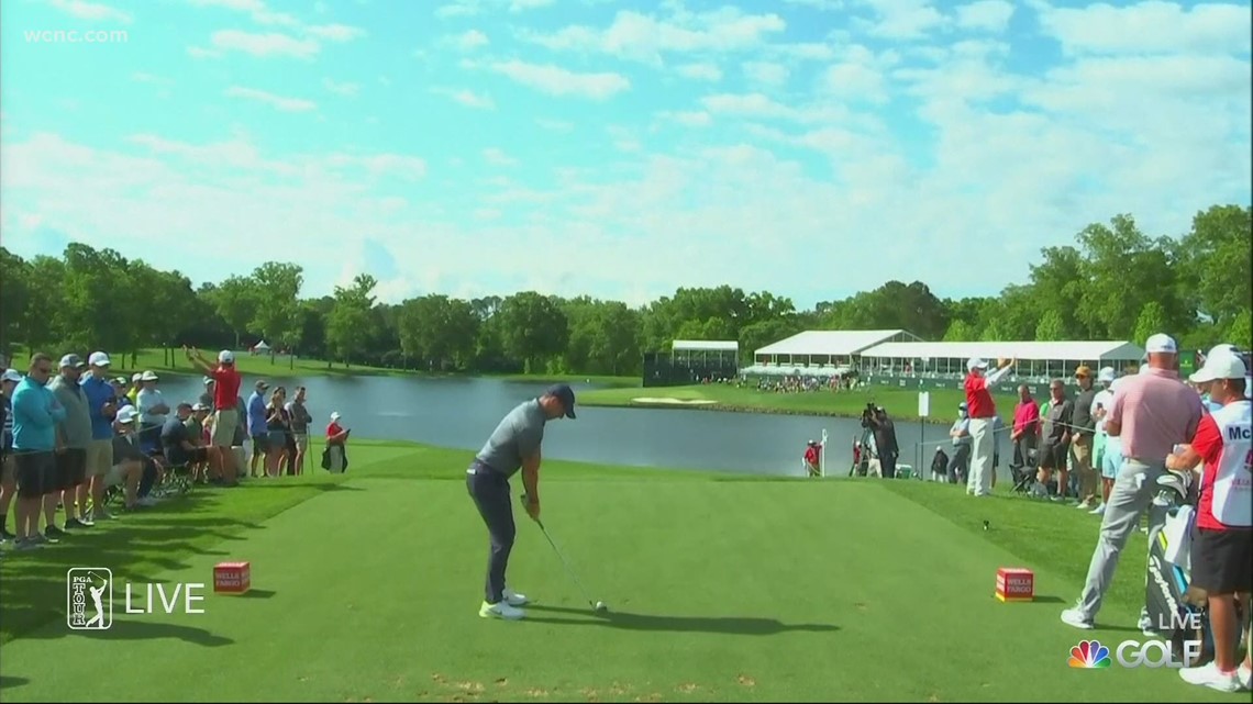 Wells-Fargo Championship wraps up day one at Quail Hollow Country Club