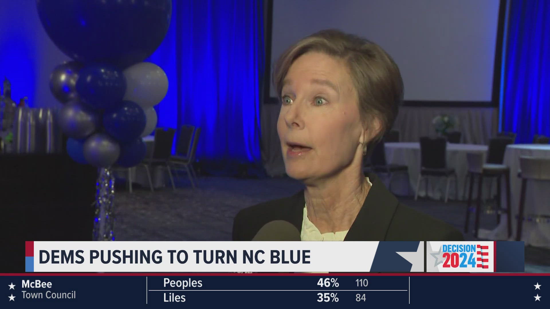 Democrat Rachel Hunt is running for lieutenant governor of North Carolina.