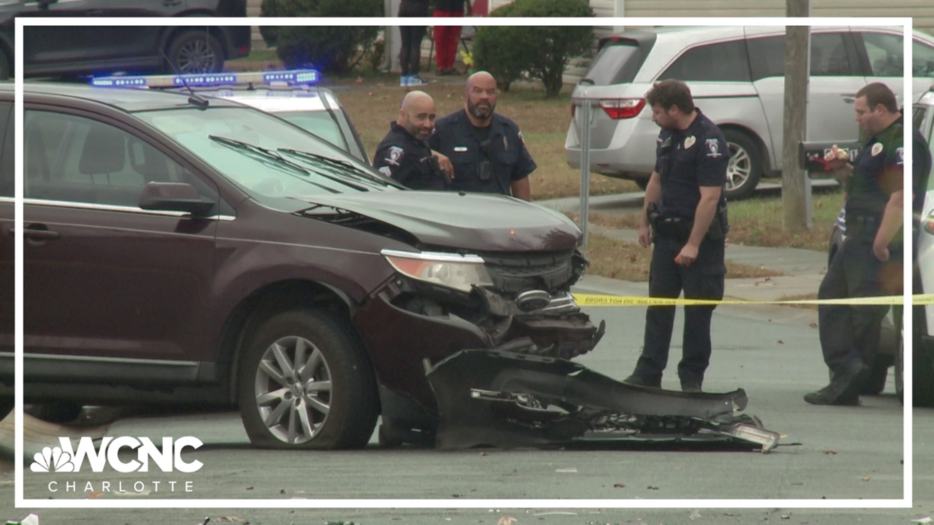 The Charlotte-Mecklenburg Police Department said the suspect went into cardiac arrest and was transported to the hospital, where he was pronounced deceased.